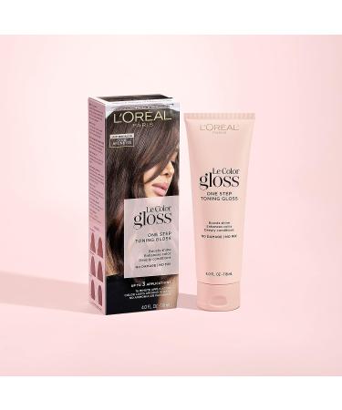 L'Oreal Paris Le Color One Step Toning Hair Gloss - Cool Brunette 4 Fl Oz - Buy Online on GoSupps.com