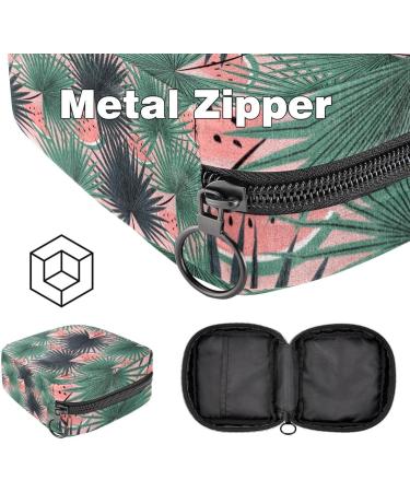 Portable Women's Binding-Storage Bags | Menstrual Cup Pocket & Insert Bag for Teen Girls | Pink Watermelon & Green Design - Buy Online on GoSupps.com