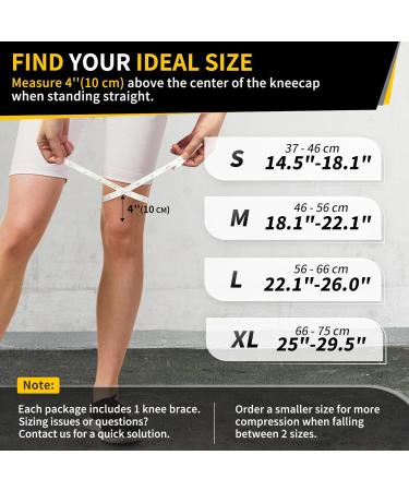 Buy CAMBIVO Knee Brace for Pain Relief | Adjustable Compression Support for Men & Women | Side Stabilizers for Gym & Running - Buy Online on GoSupps.com