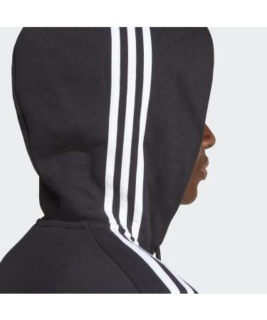 Adidas Men's Essentials French Terry Full-Zip Hoodie - Black/White - L Tall | Premium Athletic Wear | International Shipping Available - Buy Online on GoSupps.com