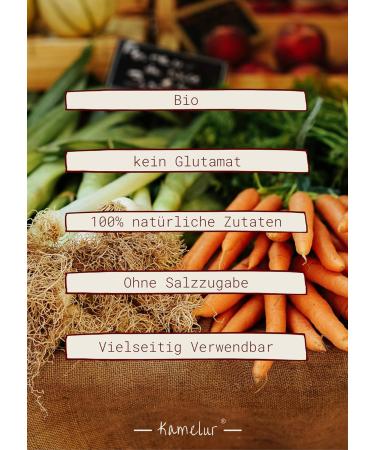  Kamelur Kamelur 1kg Organic Dried Soup Vegetables - High-quality organic dried soup vegetables - aromatic soup spice in biodegradable packaging - Buy Online on GoSupps.com