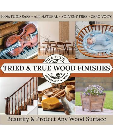 Danish Oil Quart - All Natural Wood Finish for Wood, Metal, Food Safe - VOC Free & Non-Toxic - Buy Online on GoSupps.com