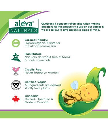 Aleva Naturals Bubble Bath | 8.12 Fl Oz | Gentle Moisturizing Formula for Sensitive Skin | Organic Ingredients | Fresh Berry Scent | Ideal for Newborns & Toddlers - Buy Online on GoSupps.com
