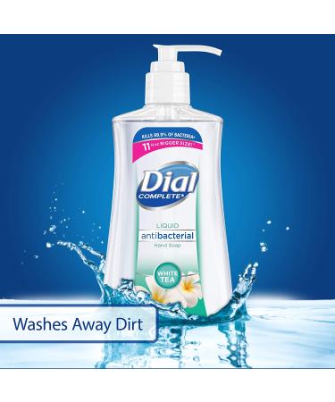 Dial Antibacterial Liquid Hand Soap - White Tea, 11 Ounce (Pack of 4) - Tea Tree, 11 Fl Oz (Pack of 4) - Buy Online on GoSupps.com