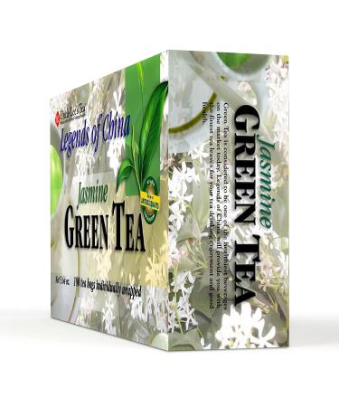 Uncle Lee's Tea Legends of China Jasmine Green Tea - 100 Bags (5.64 oz) - Buy Online on GoSupps.com
