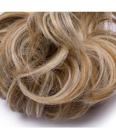 SEGO Thick Hair Tie Dutt Extensions - #27H613 Sandy Brown & Blonde Updo Accessories for Effortless Style | International Shipping - Buy Online on GoSupps.com