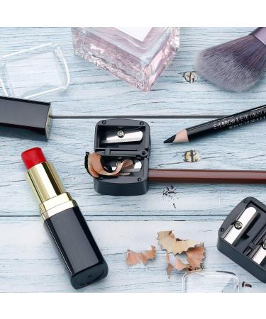 5 Pack Dual Cosmetic Pencil Sharpener for Eye Makeup (Black) - Buy Online on GoSupps.com