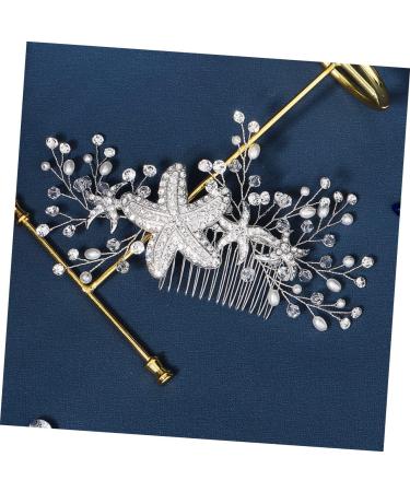 Gogogmee Starfish Hair Comb Hair Comb Bridal Hair Comb Decorative Hair Combs Wedding Hair Accessories Bridal Hair Accessories Hair Combs for Women Accessories Hair Comb Accessory - Buy Online on GoSupps.com