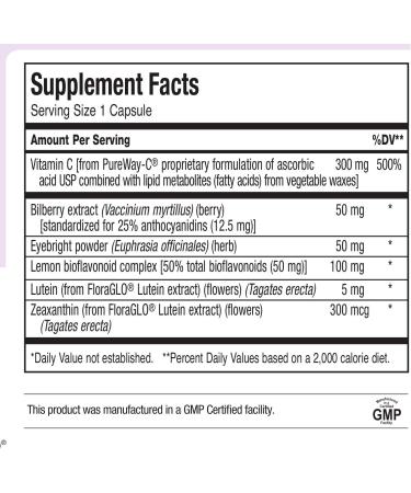 Maxi Health Bilberry Supreme Eye Support Formula - 120 Count - Buy Online on GoSupps.com