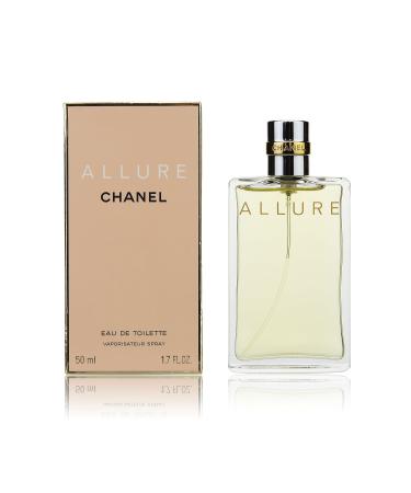 Allure By Chanel Eau De Toilette Natural Spray 1.7 Ounce (50 ml) - Buy Online on GoSupps.com
