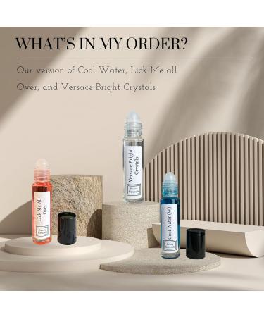 3 Pc Womens Gift Set Fragrance Oil For Women Roll On Body Oil Perfume Samples Fragrance Oil Gift For Her Perfume Oil Sampler Gift Box (Exotic) - Buy Online on GoSupps.com