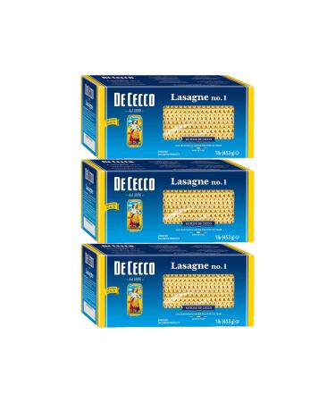 De Cecco Pasta Lasagne 16 oz Pack of 3