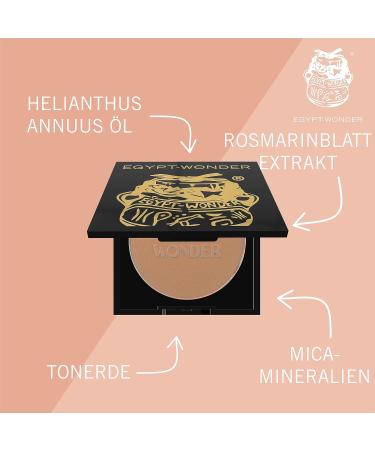 Egypt-Wonder Compact Single Pearl Highlighter | Vegan Shimmering Makeup Powder | Original Since 1980 | 10g - Buy Online on GoSupps.com