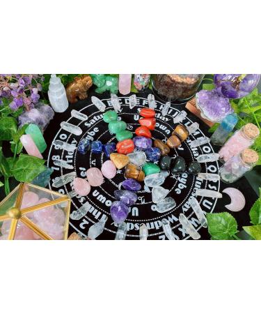 Xiannvxi Large Watermelon Tourmaline Drum Stones - Premium Healing Crystals & Gemstones for Energy and Balance - Buy Online on GoSupps.com