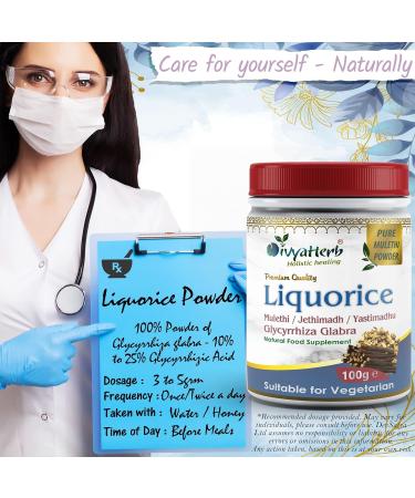 Liquorice Root Powder (Yastimadhu - Mulethi - Jethimadh) - Buy Online on GoSupps.com