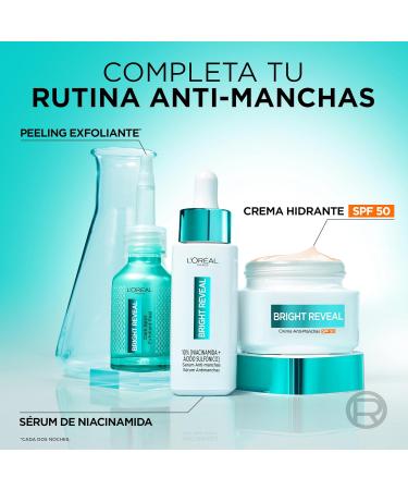 L'OR AL PARIS BRIGHT REVEAL NIACINAMIDE Anti-Stain Cream SPF50 50ml - Buy Online on GoSupps.com