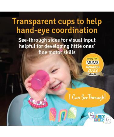 Buy Babycup - 100% Recyclable & Biodegradable First Drinking Cups for Kids | BPA-Free 4 Pack Multi-Colored - Buy Online on GoSupps.com