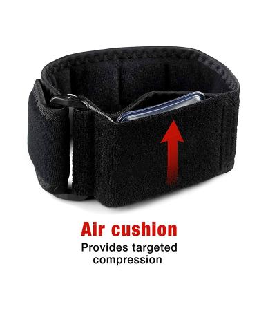 ACE Sport Tennis Elbow Strap - Adjustable Black - 1-Pack - Buy Online on GoSupps.com