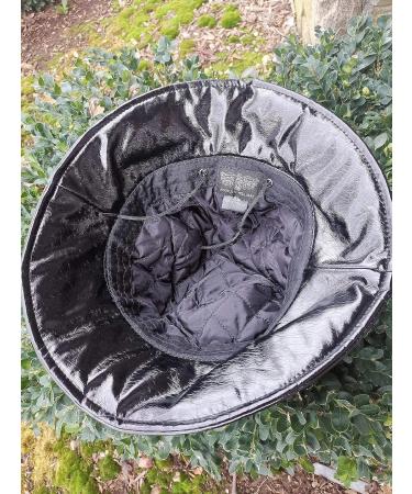Women's Waterproof Wide Brim Bucket Rain Hat - CL4093 Black | Rain Cap - Buy Online on GoSupps.com