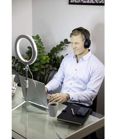 Kodak 10 LED Ring Light with Tripod for Smartphones & DSLR - Adjustable Brightness, Color Balance, 1800 Lumens - Remote Shutter, Carrying Case Included - Buy Online on GoSupps.com