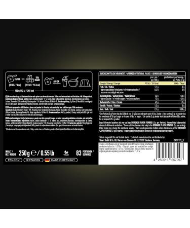 ESN Flavn Tasty Flavour Powder Blueberry Cream 250 g 0.55 lbs 83 Servings - Vegan - Low Calorie Sugar Substitute with Sweeteners for Food and Beverages Perfect for Curd or Skyr - Made in Germany - Buy Online on GoSupps.com