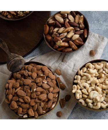  FOODIN FOODIN Organic Almonds 1 kg (2 x 500 g) raw excellent source of protein and unsaturated fats 100% organic gluten-free and vegan - Buy Online on GoSupps.com