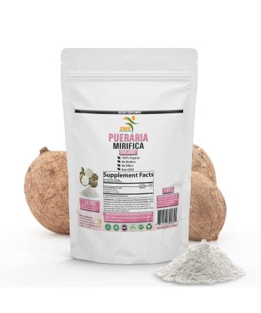 Potent Pueraria Mirifica White Kwao Krua Kao 100g Powder Promotes Natural Breast Enhancement | Imported from Thailand | Organic Non GMO Gluten Free Supplement | by SMS