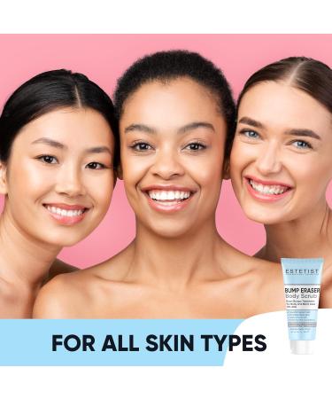 Estetist KP Bump Eraser Body Scrub | Keratosis Pilaris & Ingrown Hair Treatment | 10% AHA Glycolic Acid Exfoliant for All Skin Types - Buy Online on GoSupps.com