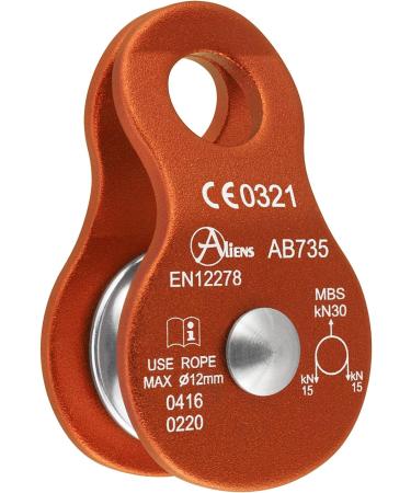 ALIENS Deflection Pulley - Standard 30 kN Orange | High-Performance Climbing Equipment for International Shipping - Buy Online on GoSupps.com