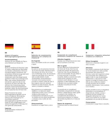 Super powerful B vitamin complex - 8 B vitamins: B1 B2 B3 B5 B6 B12 Biotin Folic acid and Vitamin D3-6 months supply - Clearwave Health - Buy Online on GoSupps.com