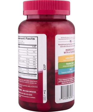 Ocuvite Eye Health Gummies - 60 Mixed Fruit Adult Gummies for Vision Support - Buy Online on GoSupps.com