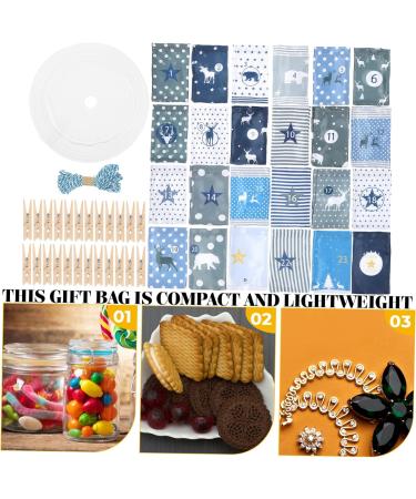 ABOOFAN 24pcs Christmas Bag Wooden Drawstring Bag Child - Buy Online on GoSupps.com