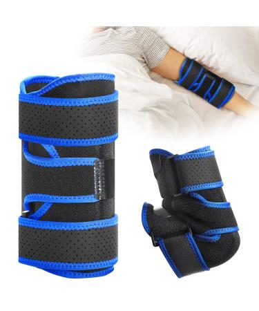 Elbow Brace for Tendonitis and Tennis elbow, Immobilized Elbow Brace for Cubital Tunnel Syndrome Pain Relief, Comfortable Elbow Brace for Ulnar Nerve Entrapment for Sleeping, Fits for Men and Women