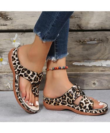 Women's Big Toe Correction Flip Flops - Plantar Fasciitis Slippers for Stylish Beach Comfort (Size 8, Brown) - Buy Online on GoSupps.com
