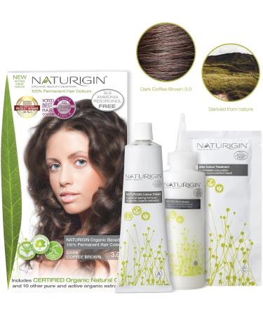 Dark Coffee Brown Natural Hair Dye 3.0 - No Ammonia Dark Coffee Brown-3.0 - Buy Online on GoSupps.com