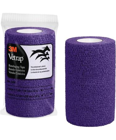 3M Vetrap Bandage Tape 2 x 5 Yard Roll - Teal - 1 Roll | Veterinary Wrap for Pets and Horses - Buy Online on GoSupps.com