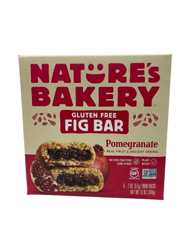 Natures Bakery Gluten Free Fig Bars Variety Bundle - Raspberry, Blueberry, Pomegranate with Recipe Card - Buy Online on GoSupps.com