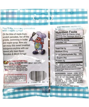 Jelly Belly Pancakes & Maple Syrup Gourmet Jelly Beans 3-Pack Bundle : Christmas & Holidays Candy Vegan Candy Dairy Free Snacks Kosher Candy Gluten Free Bulk Candy Stocking Stuffers for Teens - Buy Online on GoSupps.com