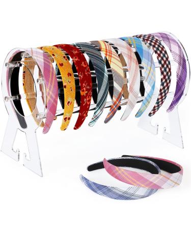 Suneerplay Headband Holder Clear  Acrylic Headband Organizer  Headband Holder Organizer  Headband Display Stand  Headband Storage Stand  Hairband Stand for Women and Girls