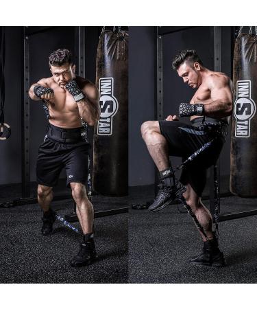 INNSTAR Vertical Jump Trainer - Leg Strength Resistance Bands Set for Basketball Football & Volleyball | Customized Services - Yellow - Buy Online on GoSupps.com