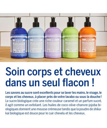  Dr. Bronner's Dr Bronner's Organic Sugar Liquid Soap Tea Tree Pump Bottle 355 ml - Buy Online on GoSupps.com