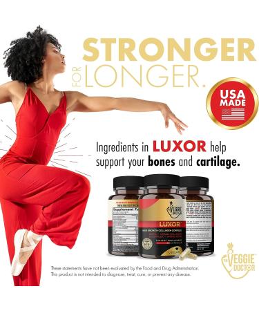 Vegan Collagen Pills with Biotin | 60 Capsules for Skin, Nails & Joints | Hair Growth Vitamins | Plant-Based Peptides - Buy Online on GoSupps.com