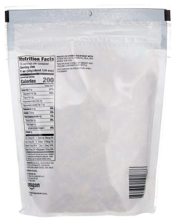Happy Belly Roasted & Salted Pecan Halves - 16 oz | Amazon Brand - Buy Online on GoSupps.com