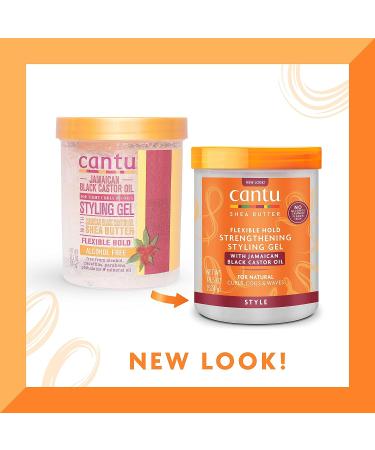 Cantu Shea Butter Maximum Hold Styling Gel with Jamaican Black Castor Oil 18.5 oz - Coconut Scented - Pack of 1 - Buy Online on GoSupps.com