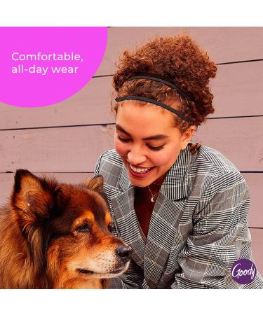 Goody Extra Thin Silicone Headwraps - 3 Pack | Gentle & Stylish Hair Accessories for All Ages | Assorted Colors - Buy Online on GoSupps.com