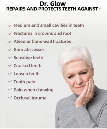 Dr. Glow Gingivitis Treatment Toothpaste for Seniors - Fluoride Free Gum Toothpaste 3.52 oz - Buy Online on GoSupps.com