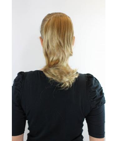Buy Blonde Braided Hair Extension with Butterfly Clip - 25 cm Straight Curved Tips | CT-1157B-22T - International Shipping Available - Buy Online on GoSupps.com