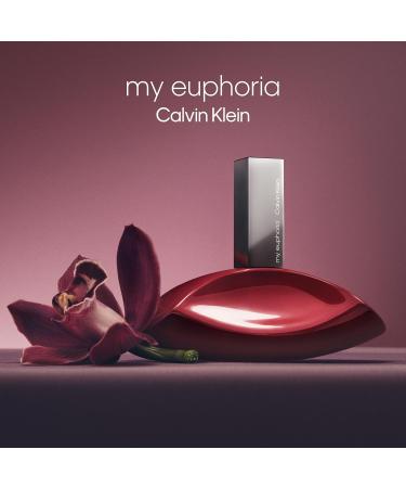 Calvin Klein My Euphoria Eau de Parfum Women's Ambery Floral Perfume With Notes of Blackcurrant Orchid Flamb Black Sesame Vanilla & Woods Long Lasting Fragrance 0.33 Fl Oz (Pack of 1) - Buy Online on GoSupps.com