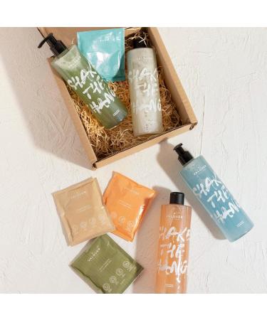  Valquer Laboratorios Valquer Shake Pack of 4 Lasting Bath Gel Refills - One Bottle Endless Gels Zero Waste 25 grams 400 ml Gel - 4 Earth Sachets of 25 g - Buy Online on GoSupps.com