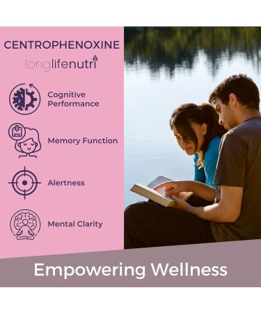 LongLifeNutri Pregnenolone 100 mg + Centrophenoxine 300 mg Bundle 300 Vegetarian Capsules Multi-Month Supply cGMP Standards Made in USA - Buy Online on GoSupps.com